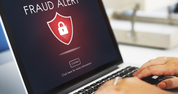 Fraud Scam Phishing Caution Deception Concept